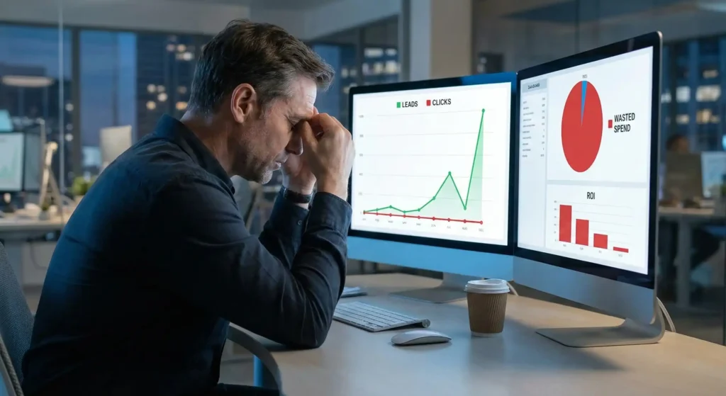 Traffic without sales despite high ad clicks and wasted ad spend